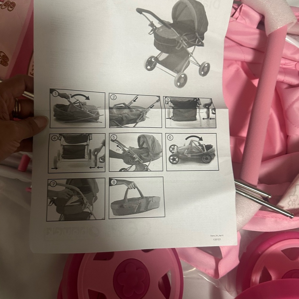 Sanrio Pink Baby Doll Stroller - Picture 8 of 16